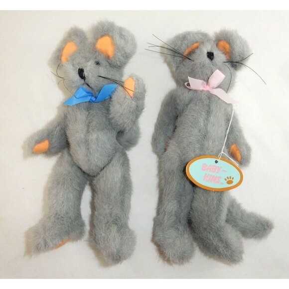 CMC 1987 Beannie Kins Jointed Baby-Kins Plush RARE - Picture 1 of 6